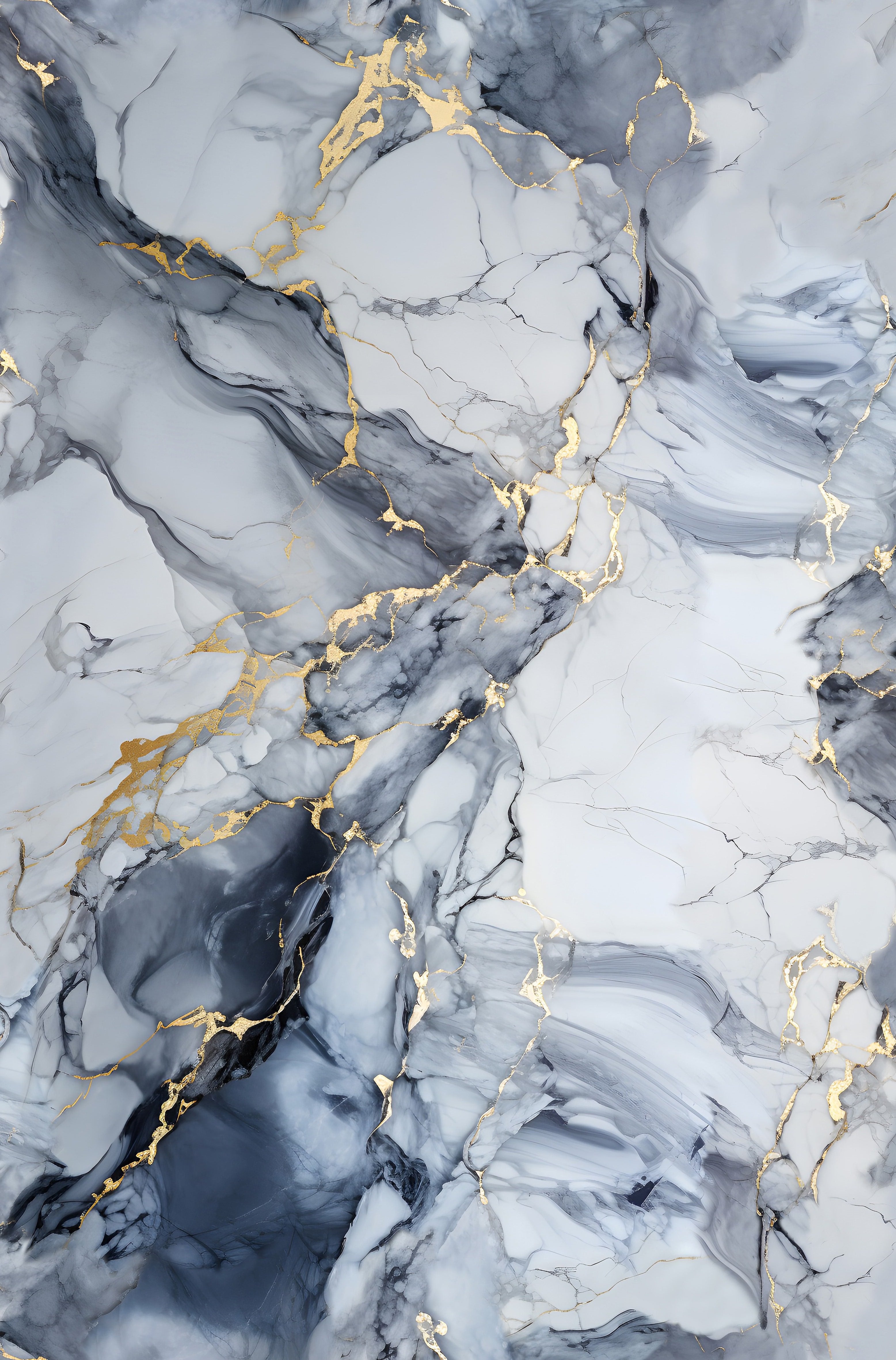 GL-3004 grey gold marble pvc panel