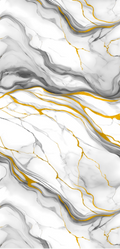 GL-3029 White Gold Wave Marble
