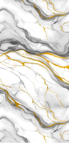GL-3029 White Gold Wave Marble